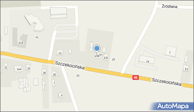 Lelów, Szczekocińska, 43a, mapa Lelów