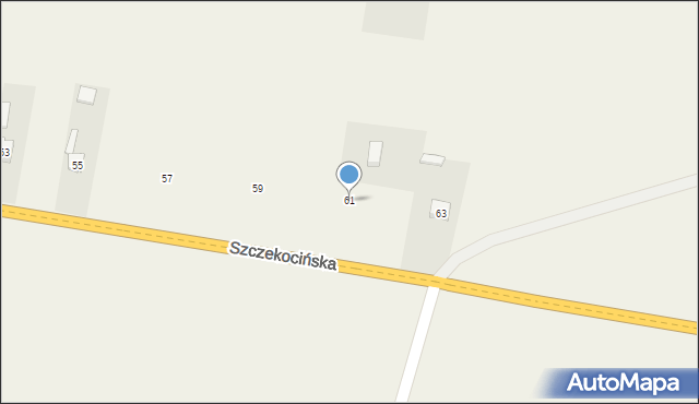 Lelów, Szczekocińska, 61, mapa Lelów