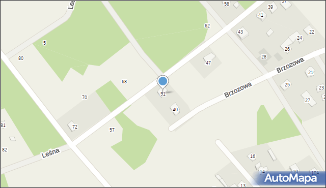 Leoncin, Szkolna, 51, mapa Leoncin