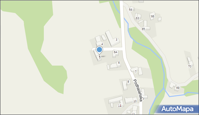 Leśnica, Szkolna, 5, mapa Leśnica