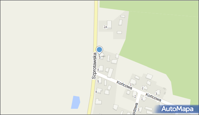 Leszno Górne, Szprotawska, 3, mapa Leszno Górne