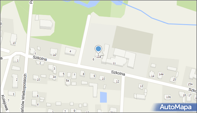 Lewków, Szkolna, 11a, mapa Lewków