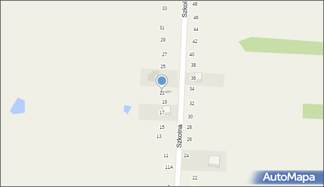 Lgota-Mokrzesz, Szkolna, 21, mapa Lgota-Mokrzesz