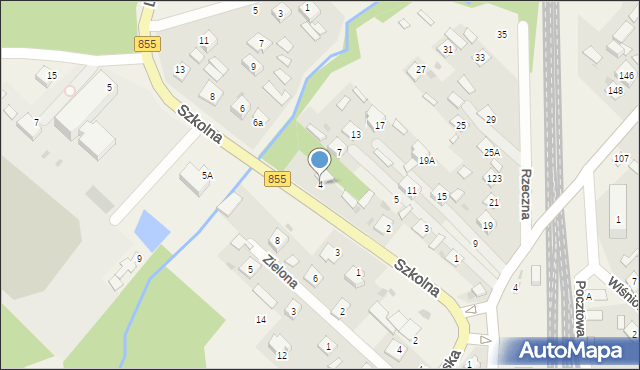 Lipa, Szkolna, 4, mapa Lipa