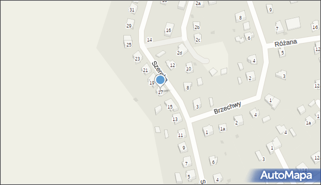 Lipusz, Szeroka, 17, mapa Lipusz