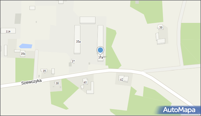 Lisków, Szewczyka Antoniego, 37a, mapa Lisków