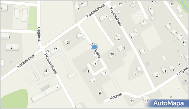 Łodygowice, Szafirowa, 4, mapa Łodygowice