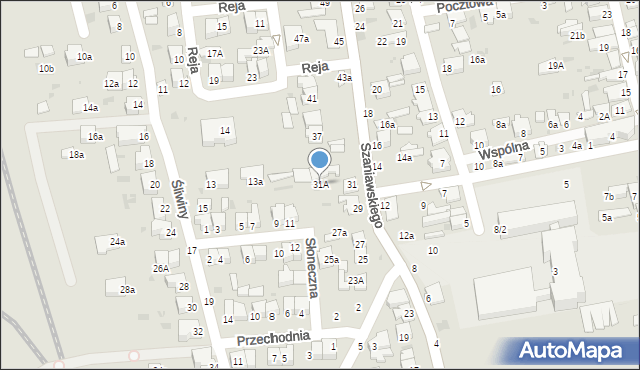 Lubartów, Szaniawskiego Klemensa Junoszy, 31A, mapa Lubartów