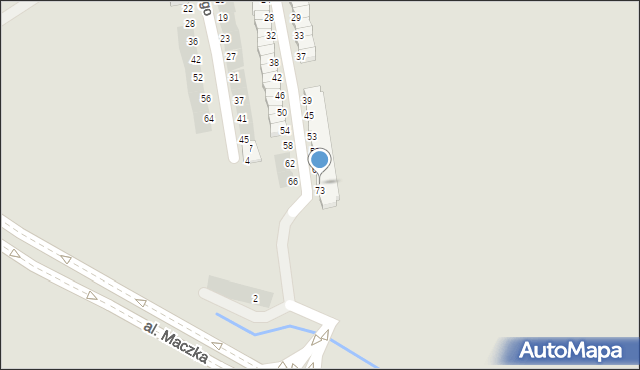 Lubin, Szymanowskiego Karola, 71, mapa Lubin