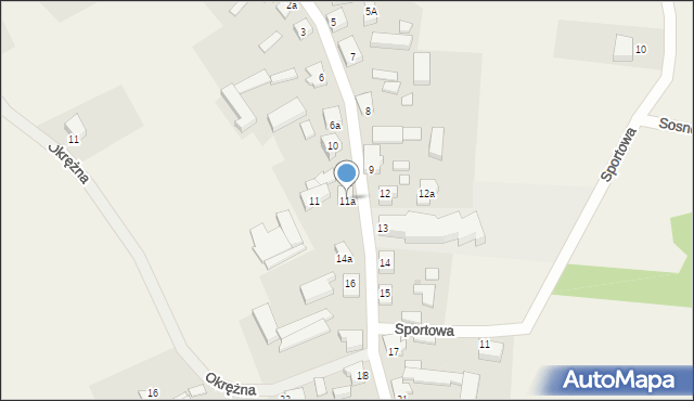 Lubnia, Szkolna, 11a, mapa Lubnia