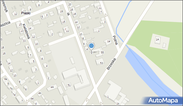 Lubraniec, Szkolna, 2, mapa Lubraniec