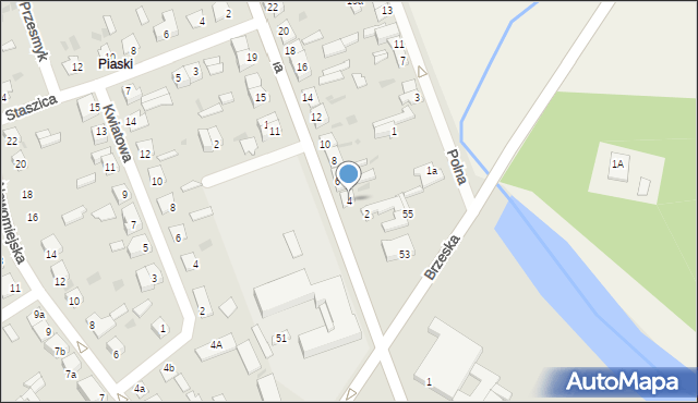 Lubraniec, Szkolna, 4, mapa Lubraniec