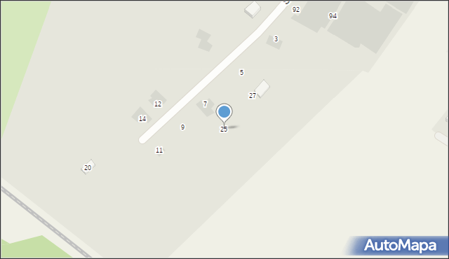 Lubsko, Szymborskiej Wisławy, 25, mapa Lubsko