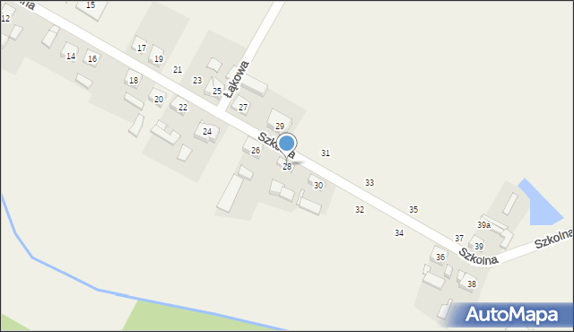 Ludwików, Szkolna, 28, mapa Ludwików