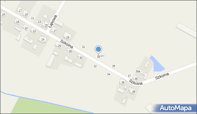 Ludwików, Szkolna, 33, mapa Ludwików