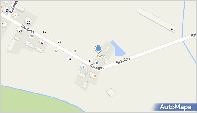 Ludwików, Szkolna, 39a, mapa Ludwików