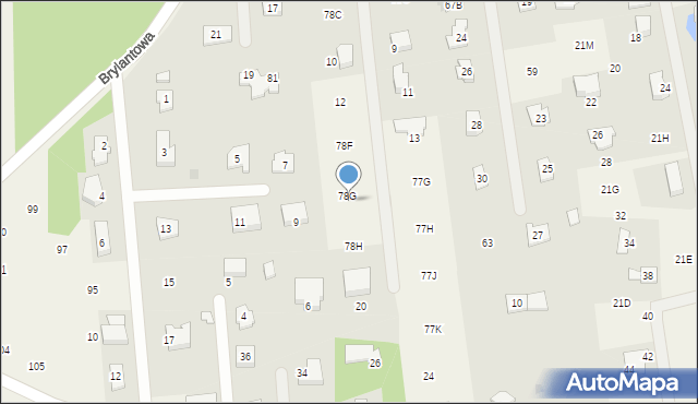 Ludwikowo, Szmaragdowa, 16, mapa Ludwikowo