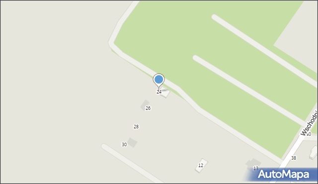 Łuków, Szafirowa, 24, mapa Łuków