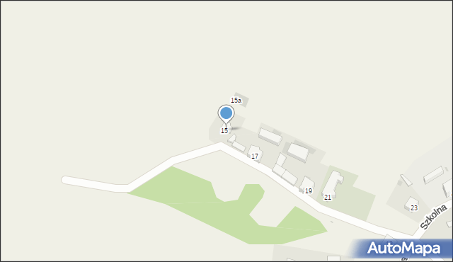 Łupice, Szkolna, 15, mapa Łupice