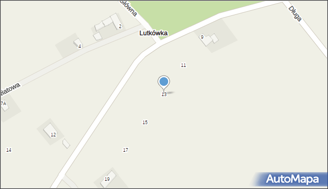 Lutkówka, Szkolna, 13, mapa Lutkówka