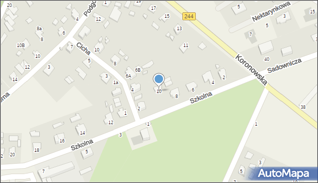 Maksymilianowo, Szkolna, 10, mapa Maksymilianowo
