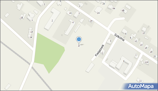 Małdyty, Szkolna, 1c, mapa Małdyty