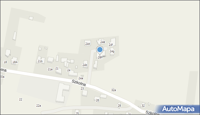 Malinowice, Szkolna, 24h, mapa Malinowice