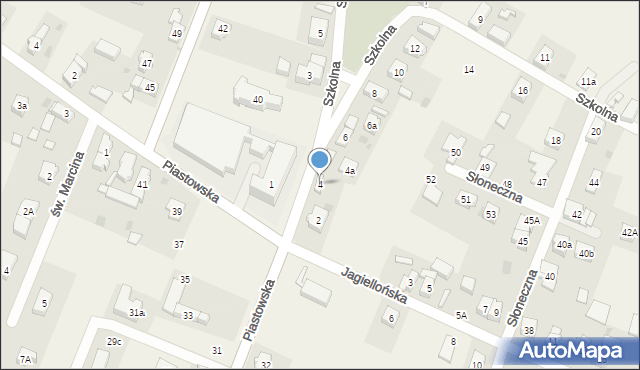 Marcinkowice, Szkolna, 4, mapa Marcinkowice