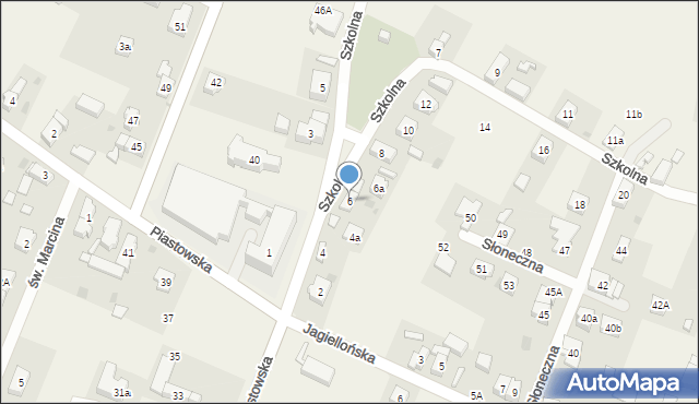 Marcinkowice, Szkolna, 6, mapa Marcinkowice