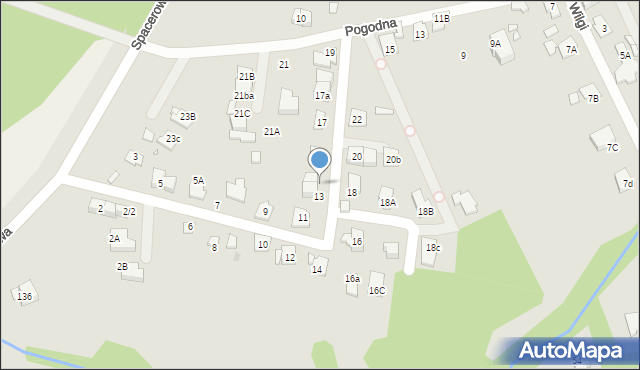 Marki, Szczygla, 13a, mapa Marki