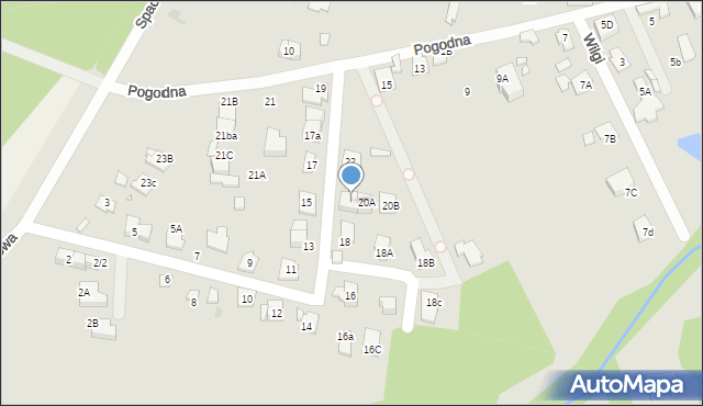 Marki, Szczygla, 20, mapa Marki