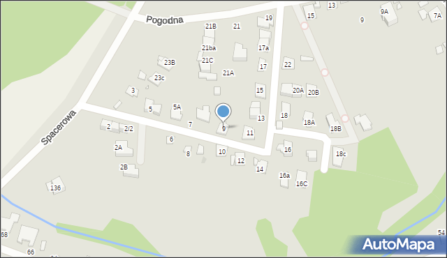 Marki, Szczygla, 9, mapa Marki