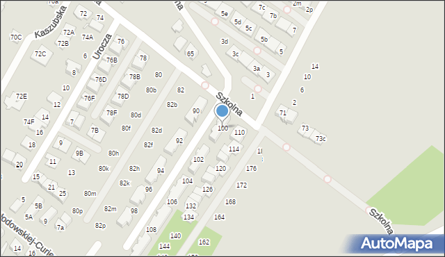 Marki, Szkolna, 100, mapa Marki