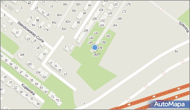 Marki, Szkolna, 152, mapa Marki