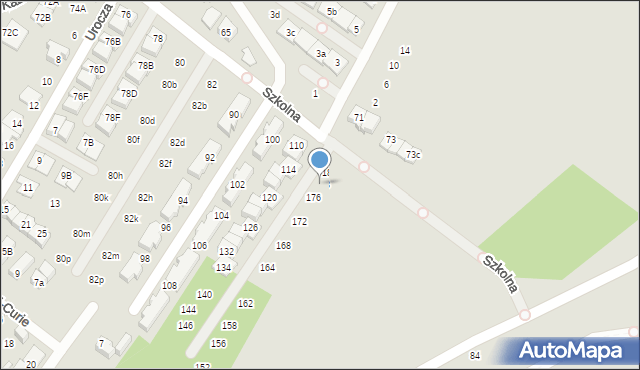 Marki, Szkolna, 178, mapa Marki