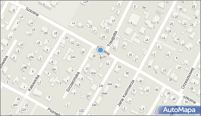 Marki, Szkolna, 30, mapa Marki