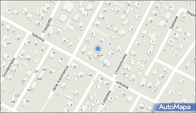 Marki, Szkolna, 33, mapa Marki