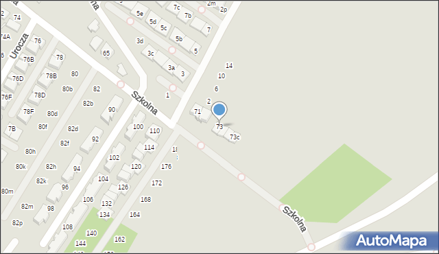 Marki, Szkolna, 73, mapa Marki