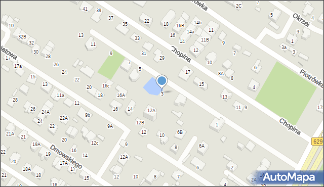 Marki, Szymanowskiego Karola, 3, mapa Marki