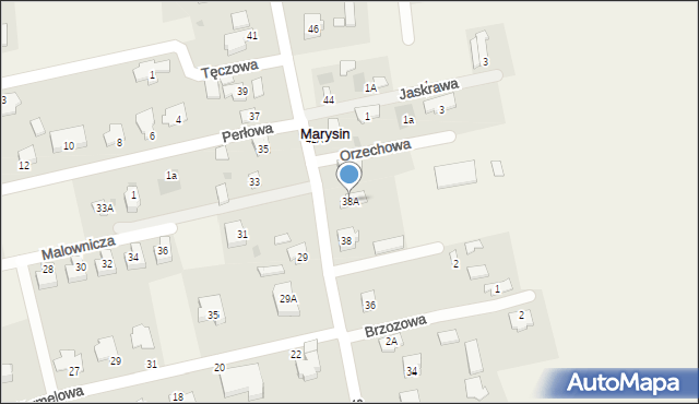 Marysin, Szarugi, 40, mapa Marysin