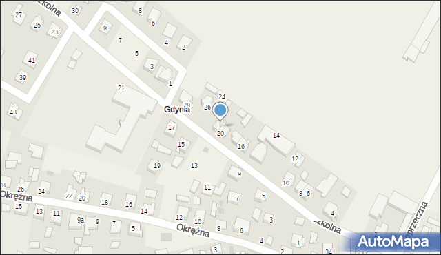 Marzęcice, Szkolna, 22, mapa Marzęcice