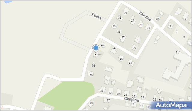 Marzęcice, Szkolna, 51, mapa Marzęcice