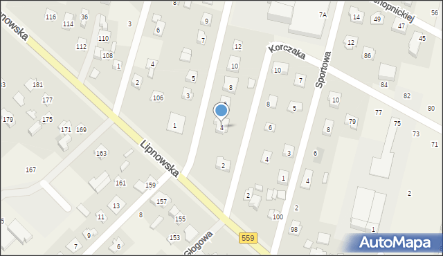 Maszewo Duże, Szkolna, 4, mapa Maszewo Duże