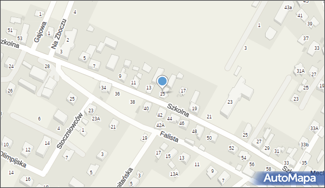 Mechelinki, Szkolna, 15, mapa Mechelinki