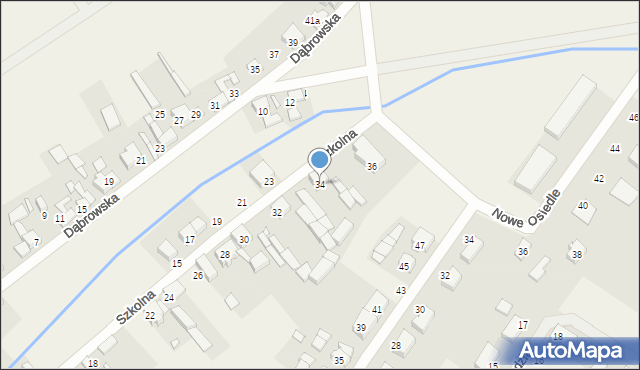 Mechlin, Szkolna, 34, mapa Mechlin