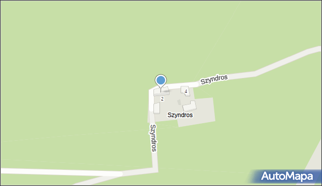 Miasteczko Śląskie, Szyndros, 3, mapa Miasteczko Śląskie