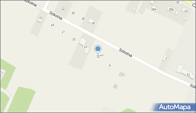 Micigózd, Szkolna, 11, mapa Micigózd