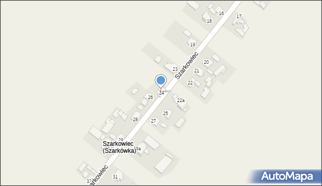 Miechów-Charsznica, Szarkowiec, 24, mapa Miechów-Charsznica