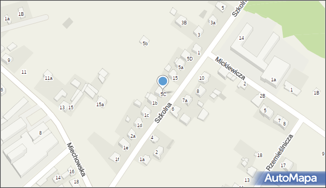 Miechów-Charsznica, Szkolna, 5C, mapa Miechów-Charsznica