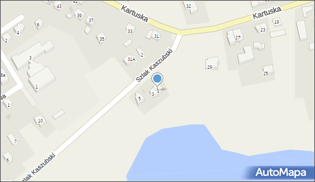 Miechucino, Szlak Kaszubski, 1, mapa Miechucino